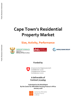 Cape Town's Residential Property Market Size, Activity, Performance