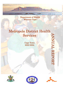 Metropole District Health Services Services ANNU AL REPORT