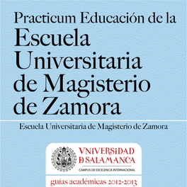 Practicum E. U. Magisterio De Zamora 2012-2013