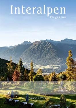 Interalpen Magazine Autumn & Winter 2020 / 2021