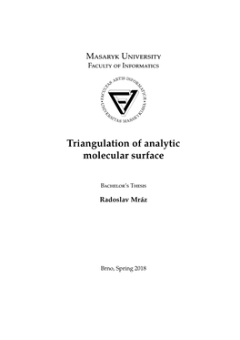 Triangulation of Analytic Molecular Surface