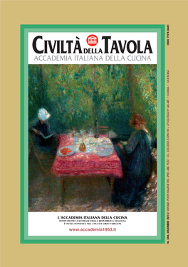 Civiltàdellatavola Accademia Italiana Della Cucina
