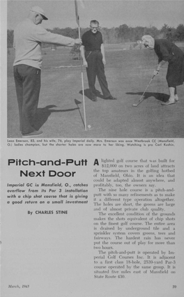 Pitch-And-Putt Next Door