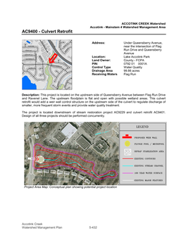 Accotink Creek Watershed Management Plan