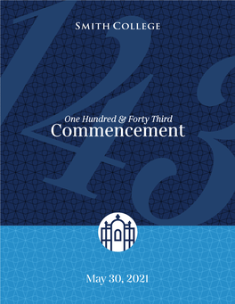 Commencement Program 2021