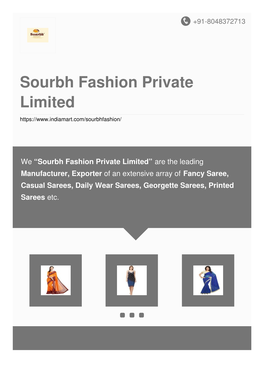 Sourbh Fashion Private Limited