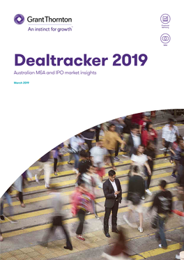 Dealtracker 2019 Australian M&A and IPO Market Insights