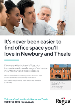 It's Never Been Easier to Find Office Space You'll Love in Newbury And