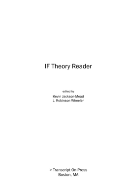 IF Theory Reader