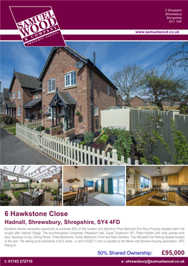 6 Hawkstone Close