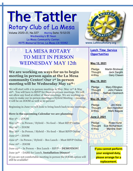 Rotary Club of La Mesa