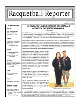 Racquetball Reporter Page 2