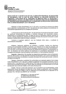 Dirección Provincial De Salamanca