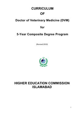 Course-Contents-DVM.Pdf