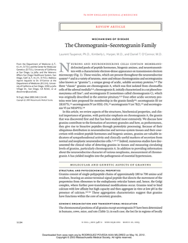 030320 the Chromogranin–Secretogranin Family