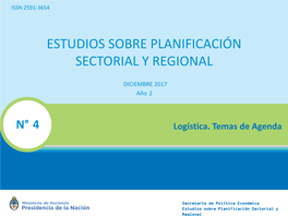 Estudios Sobre Planificación Sectorial Y Regional