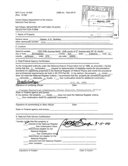 Date Signature of Certifying Official