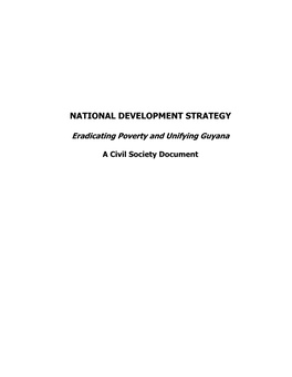 Eradicating Poverty and Unifying Guyana