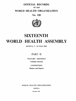 World Health Assembly