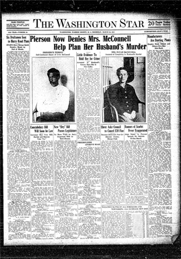 THE 'WASHINGTON STAR SUBSCRIPTION:.$2.00 a YEAR .-\ 54Th YEAR—NUMBER 10 WASHINGTON, WARREN COUNTY, N