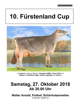10. Fürstenland Cup