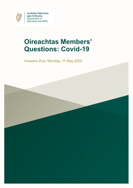 Oireachtas Members' Questions: Covid-19