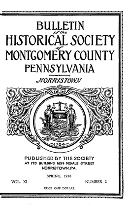 HISTORICALSOCIETY MONTGOMERY COUNTY PENNSYLVANIA JV^O/^Mstown