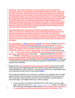 Historically, Cross-Origin Interactions, Through Hyperlinks