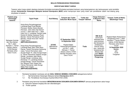 MAJLIS PERBANDARAN PENGERANG KENYATAAN SEBUT HARGA Tawaran Sebut Harga Adalah Dipelawa Daripada Kontraktor-Kontraktor/Pembekal-P