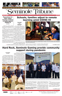 Schools, Families Adjust to Remote Learning Amid COVID-19 Hard Rock, Seminole Gaming Provide Community Support During Pandemic