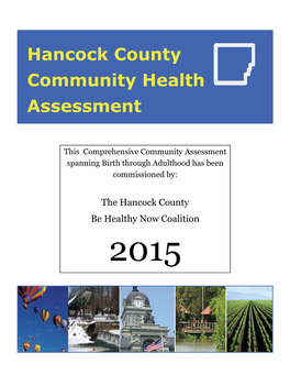 2015 Hancock County Community Health Assessment