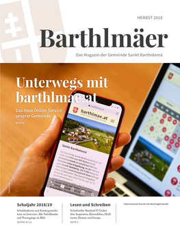 Unterwegs Mit Barthlmae.At Das Neue Online-Service Unserer Gemeinde