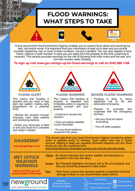 Flood Warnings: What Steps to Take