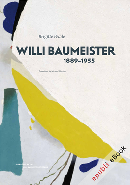 Willi Baumeister Book in English