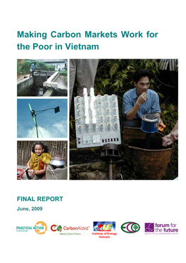 Making Carbon Markets Work for the Poor in Vietnam