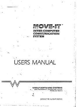 MOVE-IT (Tin) User's Manual