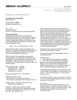 Peroxidase (P6782)