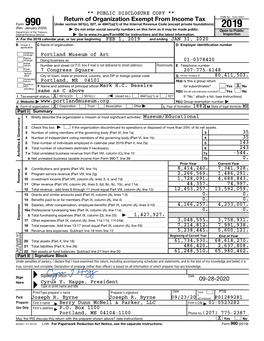 Return of Organization Exempt from Income Tax OMB No