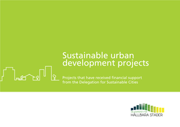 Sustainable Urban Development Projects