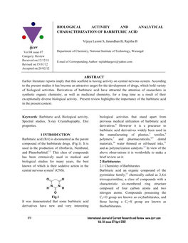 89 Abstract Biological Activity and Analytical