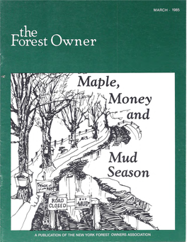 Mud Season -Cthe Association Officers Rorest O-Wner Mary Soons Mccarty, President 4300 East Ave., Rochester, NY 14618