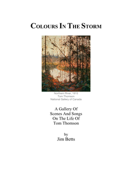 Colours in the Storm Script 2012