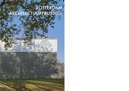 ROTTERDAM ARCHITECTUURPRIJS2016 Skatepark Westblaak FIRST Rotterdam WINNAAR PUBLIEKS PRIJS