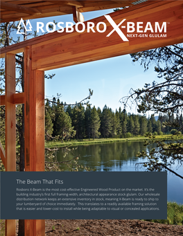 Rosboro Glulam Technical Guide