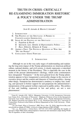 Critically Re-Examining Immigration Rhetoric & Policy Under the Trump