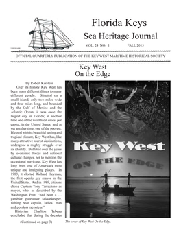 Florida Keys Sea Heritage Journal