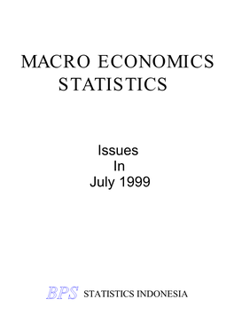 Macro Economics Statistics