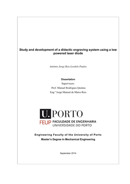 Study and Development of a Didactic Engraving System Using a Low Powered Laser Diode