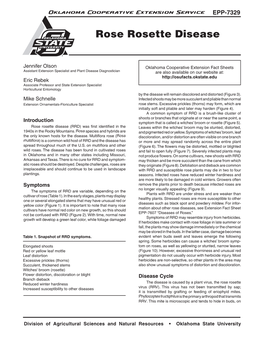 EPP-7329 Rose Rosette Disease