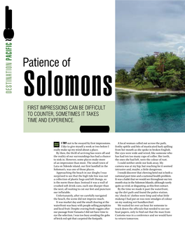 Patience of Solomons
